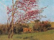 John William Godward Blossoming Red Almond Germany oil painting artist